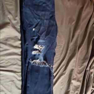 Customize ripped skinny jeans.